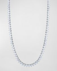 18K Gold 3-Prong Opera 16" Diamond Necklace, 11.45tcw