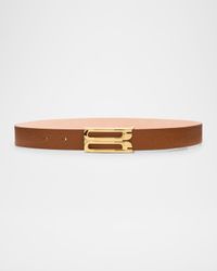 B-Logo Leather Belt