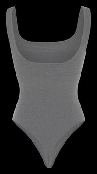 Girlfriend Collective - Body de sport côtelé - Taille 4XL - Gris