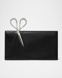 The Petit Scissor Leather Clutch Bag