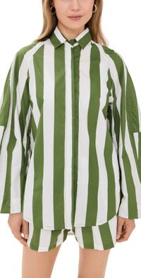 MIKOH Paseo Top Verdant Stripe 3
