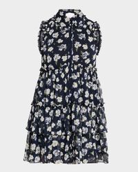Becci Floral Sleeveless Mini Dress
