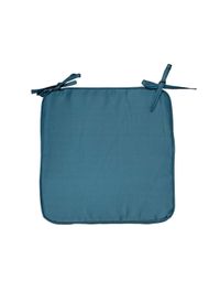 Today Linge De Maison - Galette de chaise déperlante - Taille 38x38 - Bleu