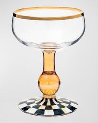 Courtly Check Coupe Glass