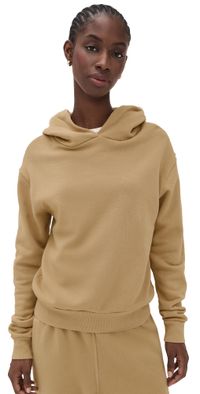 perfectwhitetee Fleece Pullover Hoodie Suede S