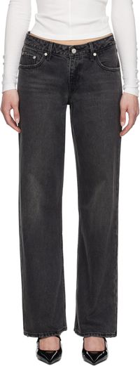 Levi's Black Low Loose Jeans