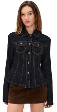 Lioness Rider Denim Jacket Dark Denim L