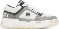 AMIRI White & Gray MA Quad Debossed Nubuck MA-1 Sneakers