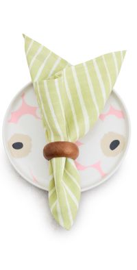 Marimekko Piccolo Napkin White/Pear One Size