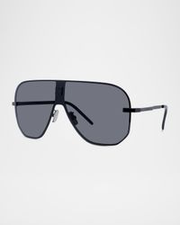 Men's 4Gem Metal Shield Sunglasses
