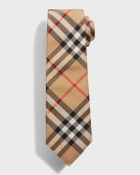 Men's Manston Check Silk Tie