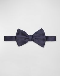Men's Solid Silk Bow Tie