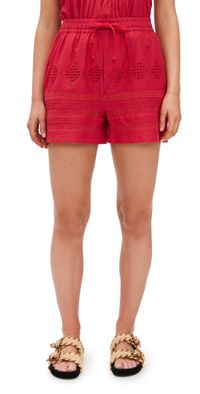 Isabel Marant Étoile Damina Shorts Red 40