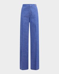 Jane Wide-Leg Stretch Twill Jeans