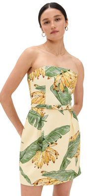 Dress To Strapless Dress In Paradise Print Paradise Print XXS