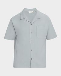 Men's Relaxed Jacquard Camp Shirt