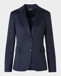 Single-Breasted Cashmere Jacket