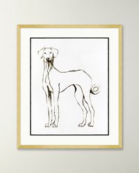 Hound Drawing 1 Giclee