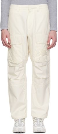 Stone Island Off-White Patch Cargo Pants