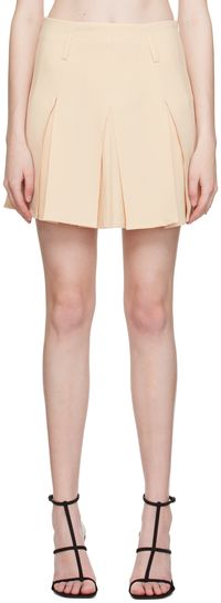 Beaufille Beige Konno Miniskirt
