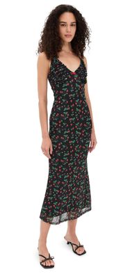 Bailey Rose Strawberry Maxi Dress Black M