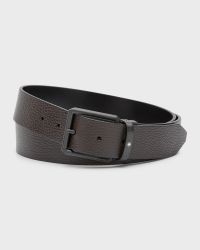 Men's Reversible Leather Belt, 35mm