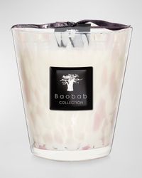 White Pearls Candle, 6.3"
