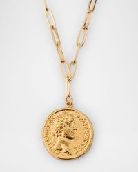 Small Coin Pendant Necklace