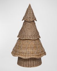 Provence Rattan Whitewash 3-Inch Tree