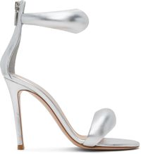 Gianvito Rossi Silver Bijoux Heeled Sandals