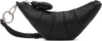 LEMAIRE Black Cross-Body Croissant Coin Pouch