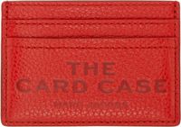 Marc Jacobs Red 'The Leather Card Case' Card Holder
