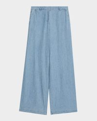 Claude Wide-Leg Denim Pants