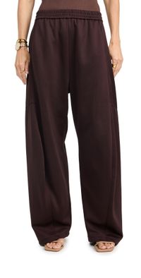Tibi Petite Active Knit Winslow Pants Brown S