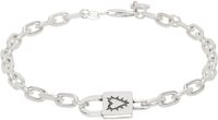 Stolen Girlfriends Club Silver Locked Heart Bracelet