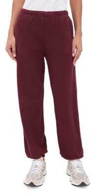 Éterne Boyfriend Pocket Sweatpants Oxblood L