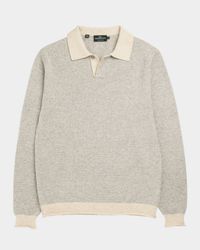 Men's Marlin Knit Polo Sweater