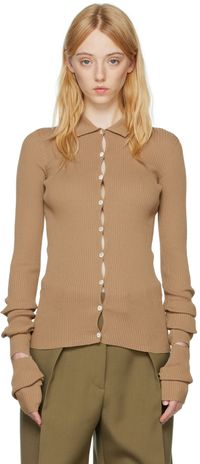 Quira SSENSE Exclusive Tan Cardigan