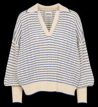Bellerose - Pull oversize en laine mélangée - Taille L/XL - Bleu
