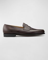 Men's Lopez Moorland Textured Leather Penny Loafers