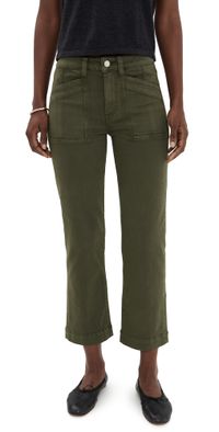 PAIGE Quincy Ankle Pants Vintage Forest Moss 27