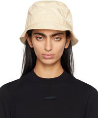 JACQUEMUS Chapeau bob Ovalie beige - Le chouchou