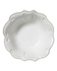 Incanto Stone Baroque Cereal Bowl, White