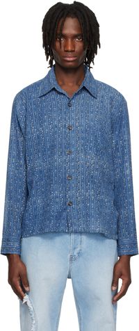 Kartik Research Blue Box Shirt