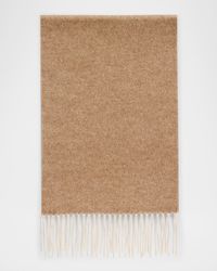 Men's Two-Tone Cashmere-Silk Scarf