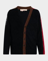Men's Wool Mix Knit Cardigan