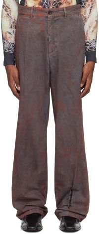 Y/Project Gray Pinched Trousers
