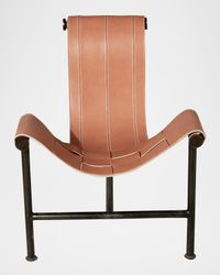 Silla Trenzada Leather Saddle Sling Chair
