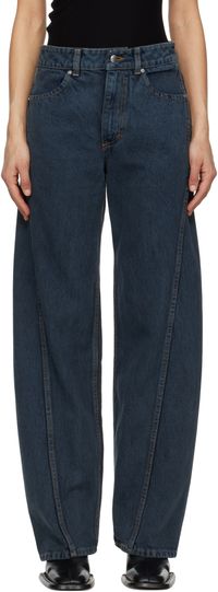 Eckhaus Latta Blue Bend Jeans