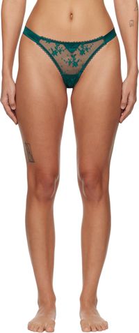 Fleur du Mal Blue Untie Me Thong